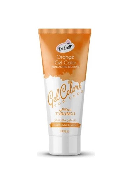 Turuncu Tüp Jel Boya 100 gr