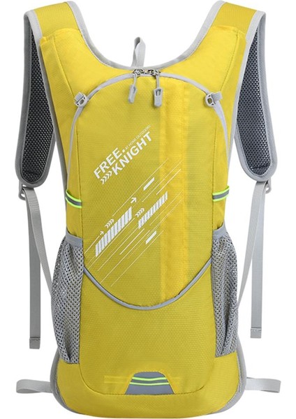 7l Sırt Çantası Paketi Açık Kamp Çalışan Jogging Bisiklet Sırt Çantası Sarı (Yurt Dışından)