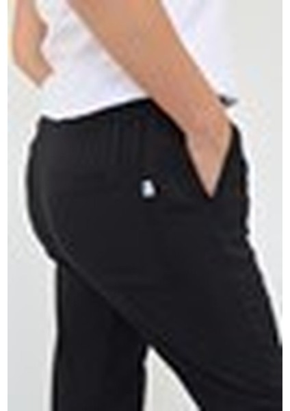 Siyah Soft Saten Likralı Pantolon modelleri