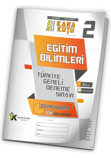 İnformal Yayınları KPSS 2025 Eğitim Bilimleri ÖSYM Arşivi Karma Kara Kutu Çıkmış Soru Tg D.Çözümlü Deneme 10/2. Kitapçık