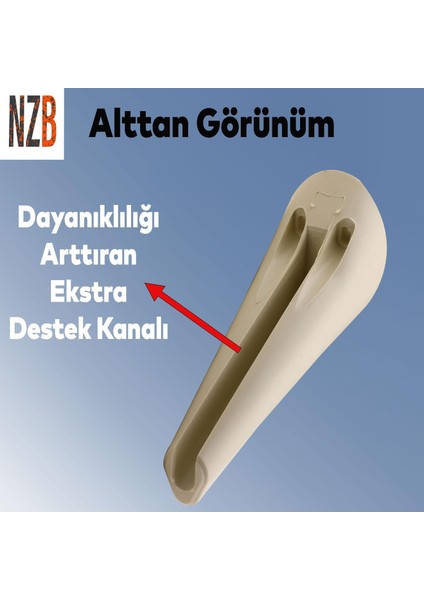 Lüks Mobilya Kanepe Sehpa Tv Ünitesi Koltuk Ayağı 18 cm Krem Baza Ayak fırsatları