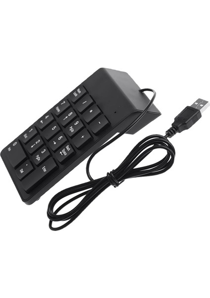 Pc Için Lovoski Taşınabilir USB 18-Keys Sayısal Numaralı Tuş Takımı Klavye (Yurt Dışından)