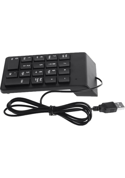 Pc Için Lovoski Taşınabilir USB 18-Keys Sayısal Numaralı Tuş Takımı Klavye (Yurt Dışından)