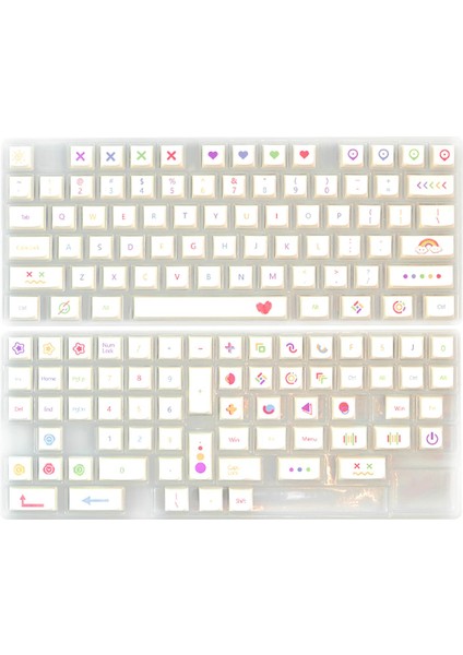 Evrensel 140 Anahtarlar Pbt Anahtar Kapaklar Boya Alt Sevimli Desen Xda Profili Anahtar Için (Yurt Dışından)