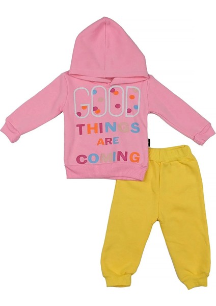 Yumuşak Tüylü 6-24 Ay Kız Bebek Takım