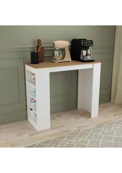 L1010 Falez Bar Masası Sepet-Beyaz fiyatları