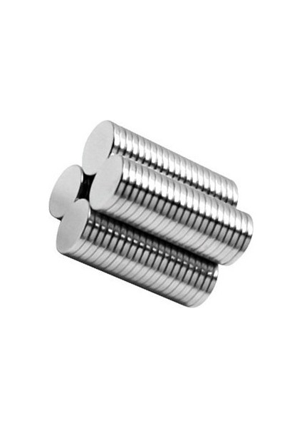 Neodyum Mıknatıs Yuvarlak 8X1MM Çap - 15 Adet