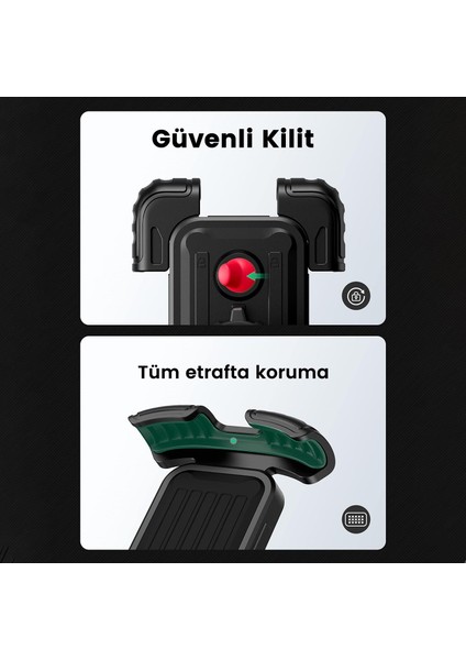 Motosiklet ve Bisikletler Için 360° Gidon Telefon Tutucu indirimleri