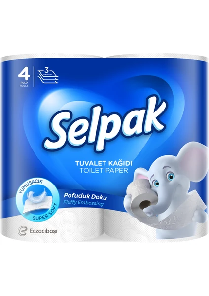 Selpak® Tuvalet Kağıdı 4 'lü