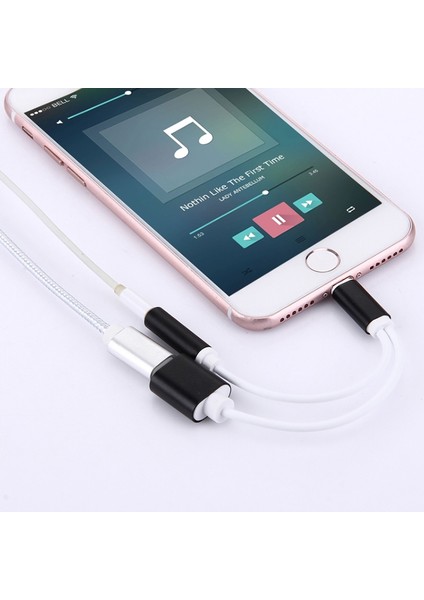 Ally iPhone 13-12-11 -Xs-8 -7 3.5mm Kulaklık ve Şarj Dönüştürücü