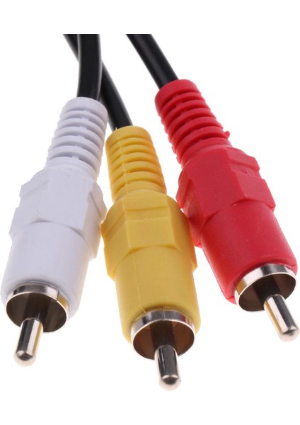 3 Rca - USB Erkek - Erkek Ses / Video Adaptör Kablosu Adaptörü (Yurt Dışından)