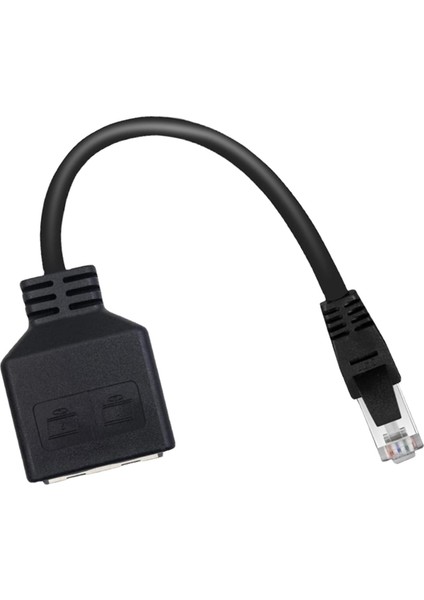 RJ45 Ethernet Splitter Kablosu Lan Yüksek Hızlı Internet Kablo Adaptörü (Yurt Dışından)