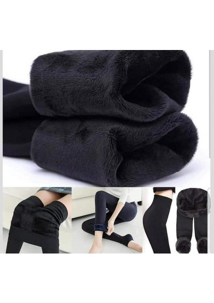 Kadın Peluş Tayt Içlik Siyah Tayt Içi Peluş Termal Tayt Içi Polar Peluş Tayt Peluş Yüksek Bel Fit Termal Tayt modelleri