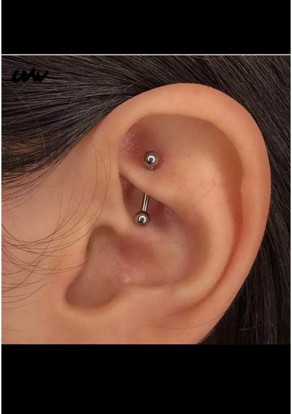 316L Cerrahi Çelik Kaş Rook Uyumlu Banana Piercing