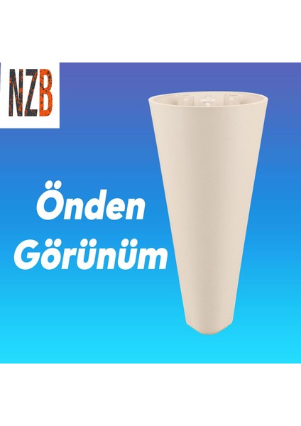 Lüks Mobilya Kanepe Sehpa Tv Ünitesi Koltuk Ayağı 14 cm Krem Baza Ayak indirimleri