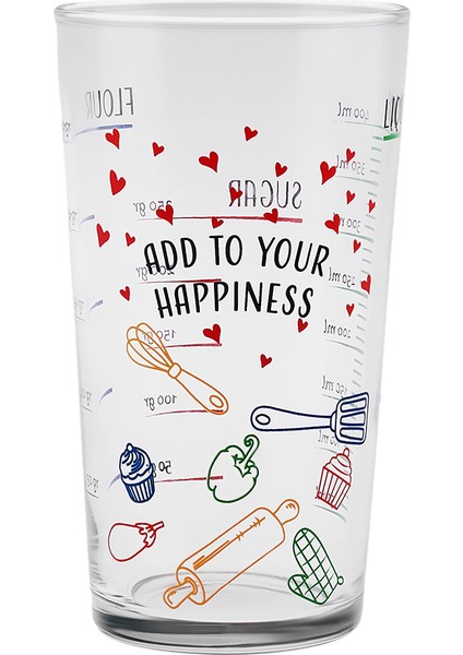 Carme Kırmızı Ölçü Bardağı 550 ml