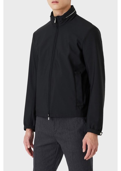 Fermuarlı Rüzgar Geçirmez Dik Yaka Regular Fit Mont Erkek Mont 8N1BD2 1nzaz 0999