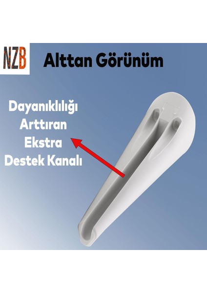 Lüks Mobilya Kanepe Sehpa Tv Ünitesi Koltuk Ayağı 18 cm Beyaz Baza Ayak