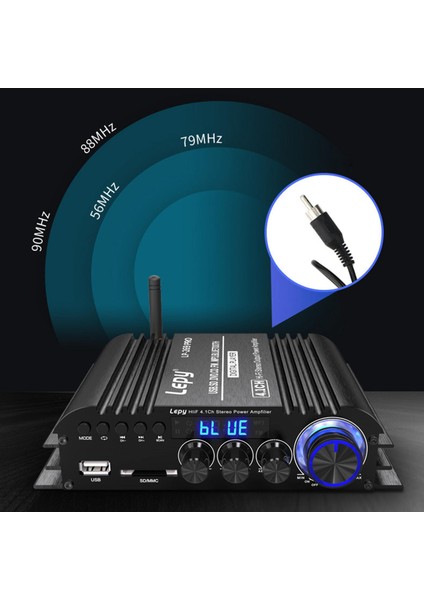 4.1 Ch Stereo Çıkışı 8WX2R/L Stereo + Subwoofer x Bilgisayar (Yurt Dışından)