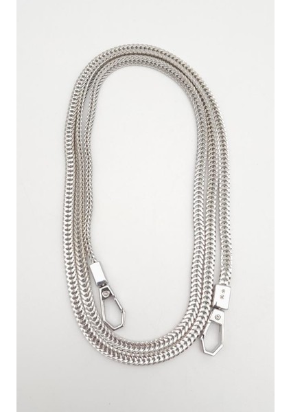 125 cm Gümüş Renk Kancalı Çanta Zinciri fiyatları