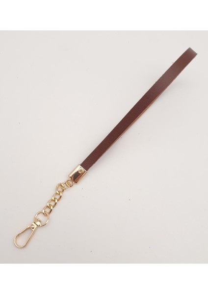Gerçek Deri Kızıl Kahve Renk Zincirli Elcik Light Gold Metalli modelleri