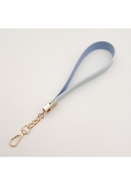 Mavi Tek Kat Suni Deri Zincirli Elcik Light Gold Metal fiyatları