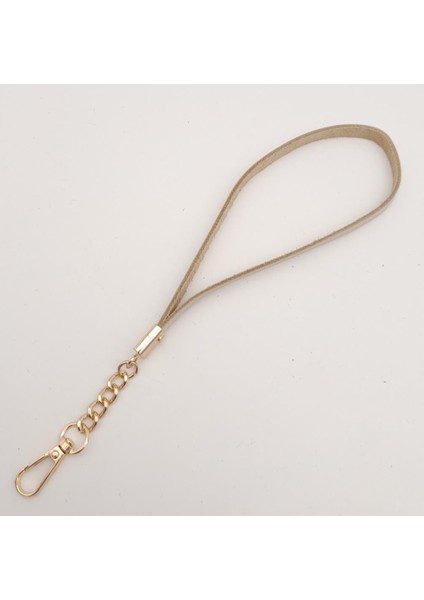 Gerçek Deri Bej Renk Zincirli Elcik Light Gold Metalli fiyatları