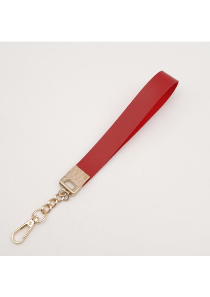 Kırmızı Tek Kat Suni Deri Zincirli Elcik Light Gold Metal modelleri