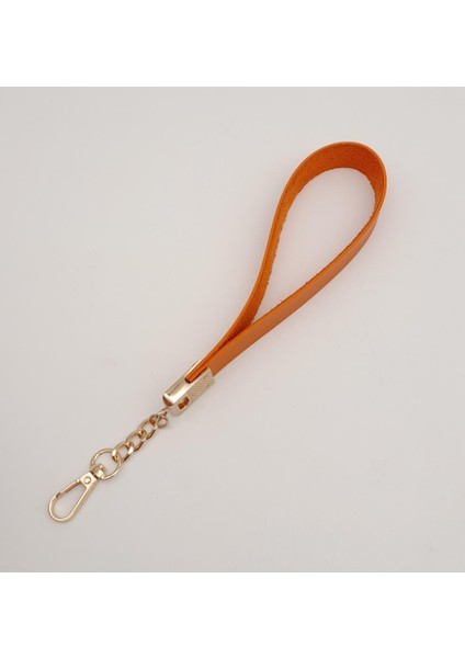 Turuncu Tek Kat Suni Deri Zincirli Elcik Light Gold Metal fiyatları