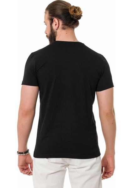 CT732 Taşlı Premium Siyah Tişört fırsatları