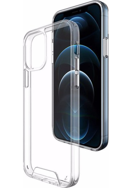 iPhone 11 Pro Kılıf Space Seri Lux Silikon Şeffaf Kapak