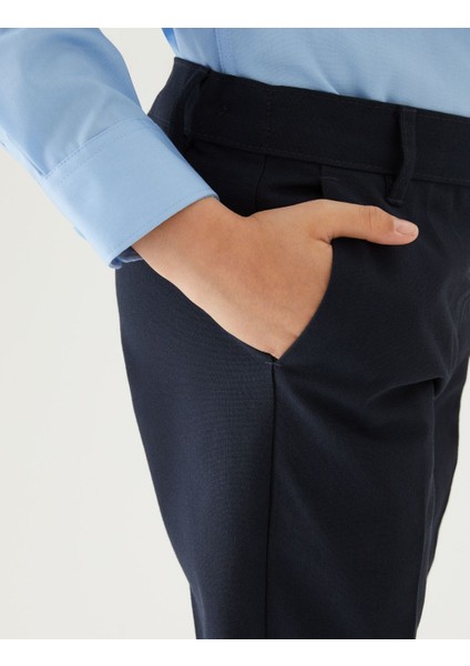 2'li Slim Fit Okul Pantolonu