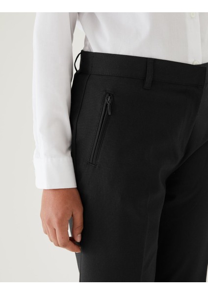 Slim Fit Okul Pantolonu