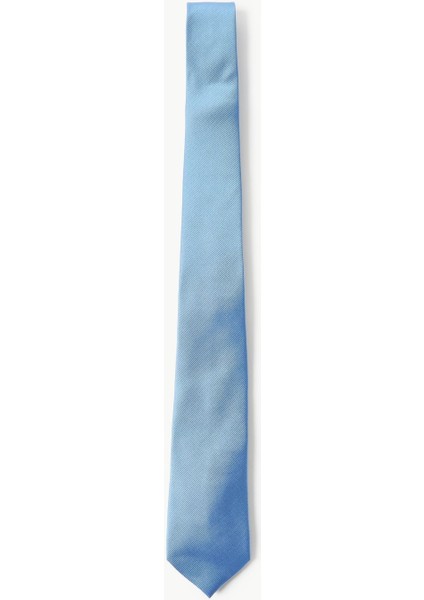 Slim Fit Dokulu Kravat