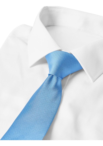 Slim Fit Dokulu Kravat