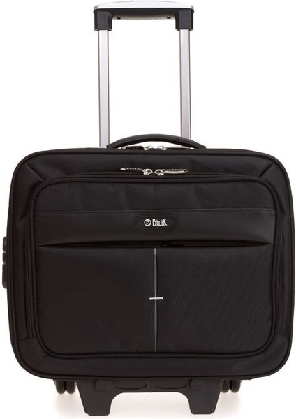 Siyah Kumaş Unisex Pilot Boy Valiz ÖNR26 04