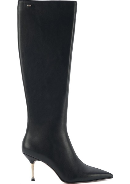 Berısa 2pr Siyah Kadın Topuklu Çizme