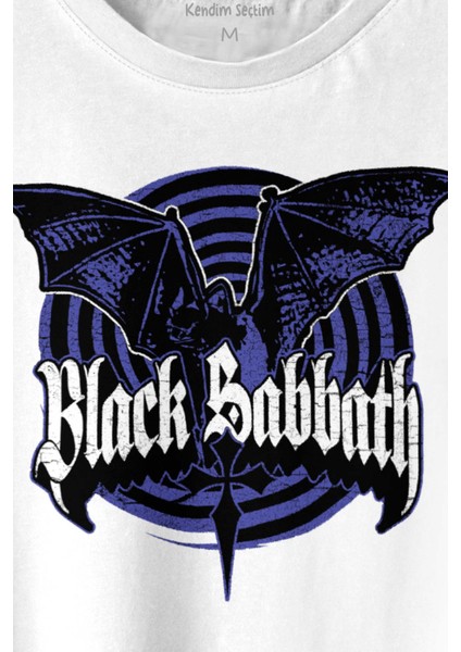 Black Sabbath Rock Müzik Ozzy Metal Music Yarasa Baskılı Tişört Unisex T-Shirt fiyatları