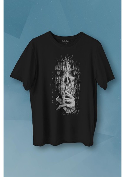 Gotik Hayalet Dark Halloween Gothic Baskılı Tişört Unisex T-Shirt