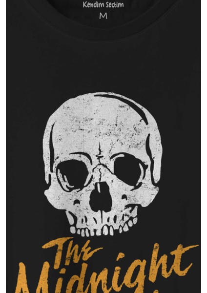 The Midnight Club Logo Kuru Kafa Dizi Baskılı Tişört Unisex T-Shirt fiyatları