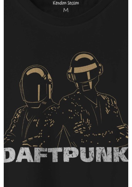 Daft Punk Müzik Get Lucky Music Baskılı Tişört Unisex T-Shirt fiyatları