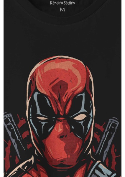Deadpool Marvel Spiderman Hulk Iron Man Film Movie Baskılı Tişört Unisex T-Shirt fiyatları