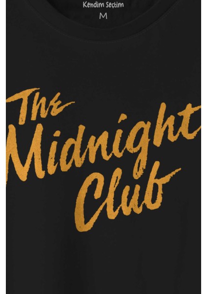 The Midnight Club Logo Dizi Baskılı Tişört Unisex T-Shirt fiyatları