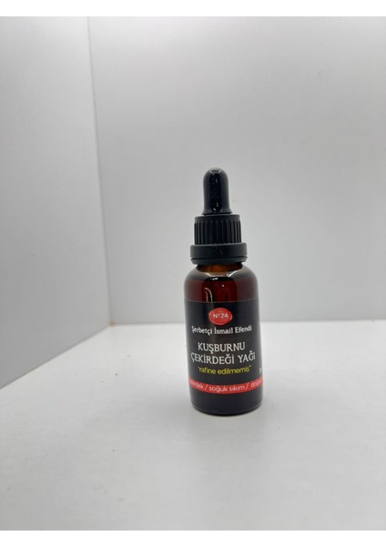 Rafine Edilmemiş Kuşburnu Çekirdeği Yağı 30 ml