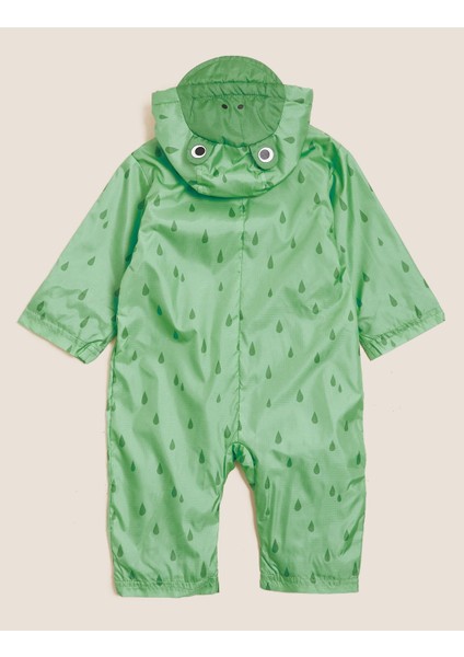 3D Kurbağa Desenli Kapüşonlu Yağmurluk (0-3 Yaş) fiyatları