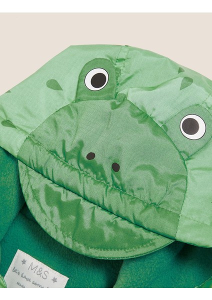 3D Kurbağa Desenli Kapüşonlu Yağmurluk (0-3 Yaş) modelleri