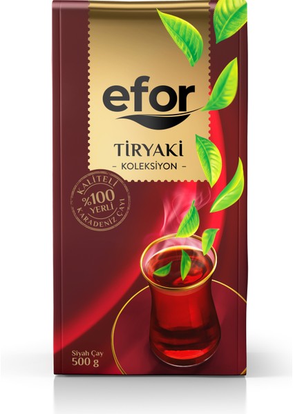 Efor Tiryaki Dökme Siyah Çay - 500gr