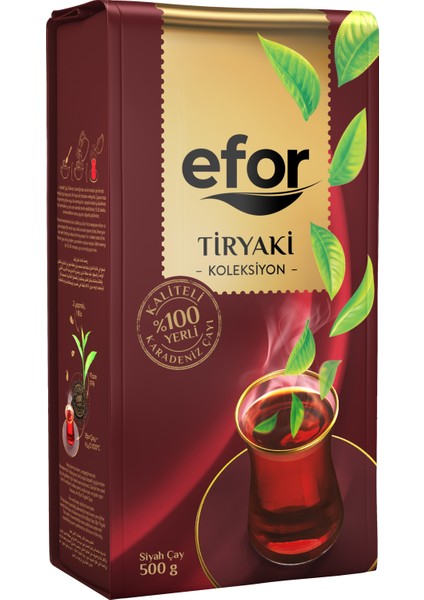 Efor Tiryaki Dökme Siyah Çay - 500gr