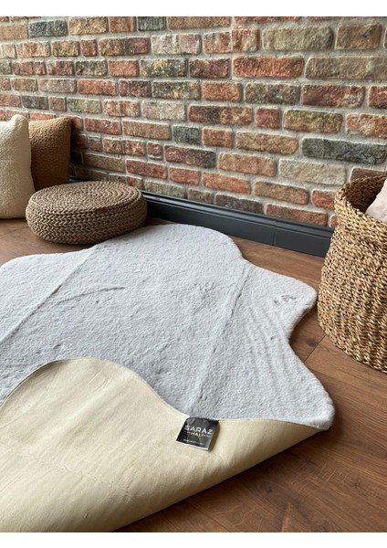 Tavşan Tüyü Post Peluş Ultra Yumuşak Post Puffy Gri fiyatları