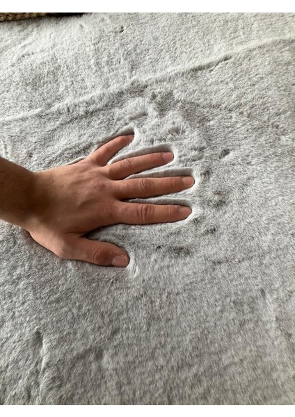 Tavşan Tüyü Post Peluş Ultra Yumuşak Post Puffy Gri modelleri